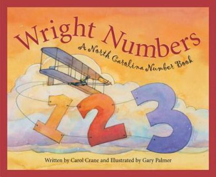 Hardcover Wright Numbers: A North Carolina Number Book