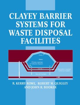 Paperback Clayey Barrier Systems for Waste Disposal Facilities Book