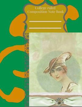 Paperback College ruled Composition note book: composition book, note book, loose leaf book