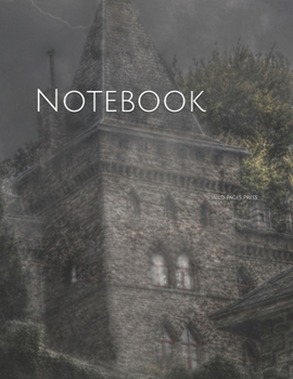 Paperback Notebook: castle fog mystical mood atmosphere masonry flash medieval Book