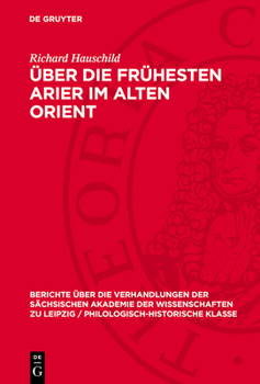 Hardcover Über Die Frühesten Arier Im Alten Orient [German] Book