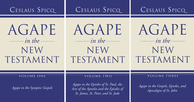 Paperback Agape in the New Testament, 3 Volumes Book