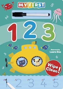Board book My First 123: Wipe Clean! Book