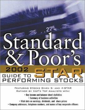 Paperback Standard & Poor's Guide To Star-Performing Stocks, 2002 Edition Book