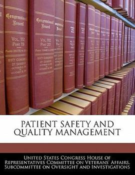 Paperback Patient Safety and Quality Management Book