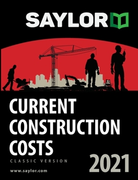 Paperback Saylor Current Construction Costs 2021 Book