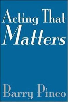 Paperback Acting That Matters Book