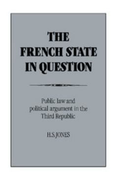 Hardcover The French State in Question Book