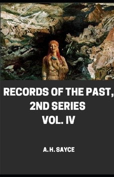 Paperback Records of the Past, 2nd Series, Vol. IV Book