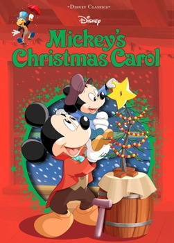 Hardcover Disney Mickey's Christmas Carol Book