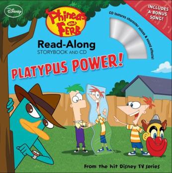 Paperback Phineas and Ferb Read-Along Storybook and CD Platypus Power! Book