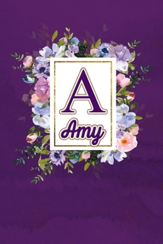 Paperback A - Amy: Monogram initial A Amy notebook / Journal: Personalized Name Letter gifts for girls, women & men: School gifts for kid Book