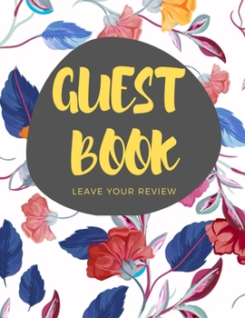 Paperback Guest Book: Leave Your Review Book