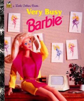Hardcover Very Busy Barbie Book