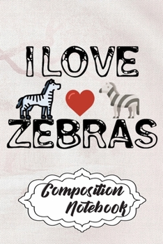 Composition Notebook: 110 Blank Lined Papers - 6x9 Personalized Customized Elephant Composition Notebook Journal Gift For Zebra Lovers