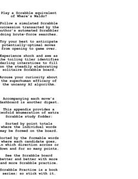 Paperback Scrabble Practice: Practice Makes Perfect Book