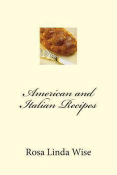 Paperback American and Italian Recipes Book