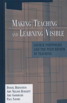 Hardcover Making Teaching Learning Visible Book