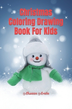 Paperback Christmas Coloring Drawing Book For Kids Book