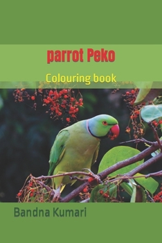 Paperback parrot Peko: Colouring book