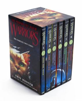 Erin Hunter's Warriors Series (#1-6) : Into the Wild - Fire and Ice - Forest of Secrets - Rising Storm - A Dangerous Path - The Darkest Hour - Book  of the Warriors