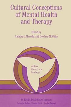 Paperback Cultural Conceptions of Mental Health and Therapy Book