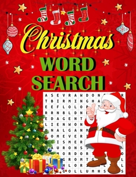 Paperback Christmas word search.: Easy Large Print Puzzle Book for Adults, Kids & Everyone for the 25 Days of Christmas. Book