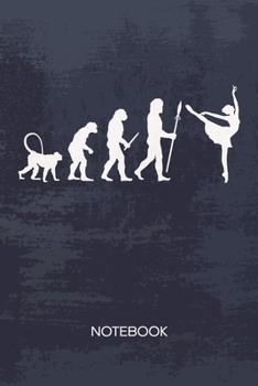 Bullet Dotted Journal: Ballet Dancer Notebook Dotted Grid a5 6x9 120 Pages - Dance Performance Planner Evolution of Ballet Diary Ballet Show - Dance Couple Dance Partner Gift Idea for Men and Women