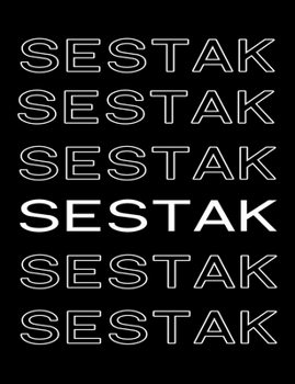 Paperback Sestak: Election 2020 College Ruled Composition Notebook 7.44" x 9.69" 100 pages 50 sheets Book