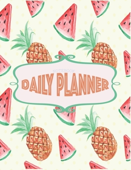 Paperback Planner notebook: Daily planner Notebook with Cute Cartoon cover Extra large (8.5 x 11) inches, 110 pages, Daily planner notebook Book