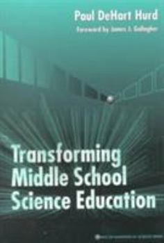 Paperback Transforming Middle School Science Education Book