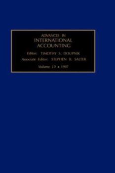 Hardcover Advances in International Accounting: Volume 10 Book