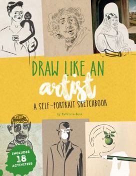 Paperback Draw Like an Artist: A Self-Portrait Sketchbook Book