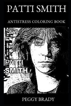 Paperback Patti Smith Antistress Coloring Book