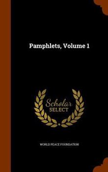 Hardcover Pamphlets, Volume 1 Book