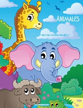 Paperback Animales libro para colorear para niños 1 [Spanish] Book