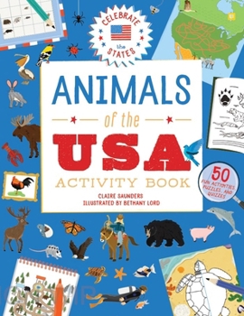 Paperback Animals of the USA Activity Book