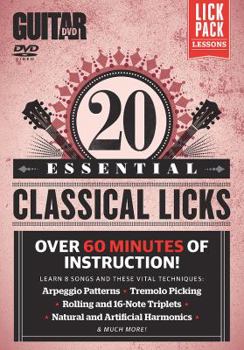 DVD Guitar World -- Essential Classical Licks: Learn 6 Songs and Their Vital Techniques, DVD Book