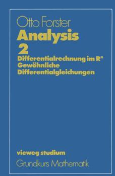 Paperback Vieweg Studium, Analysis 2. Differentialrechnung im IRn, Gewöhnliche Differentialgleichungen. [German] Book