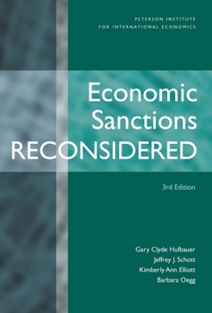 Paperback Economic Sanctions Reconsidered Book