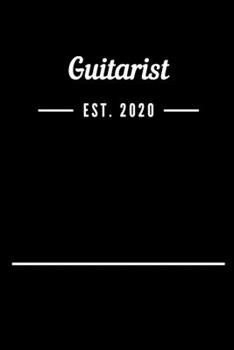 Paperback Guitarist EST. 2020: Blank Lined Notebook Journal Book