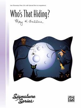 Paperback Who's That Hiding?: Sheet Book