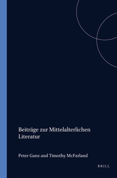Paperback Beiträge Zur Mittelalterlichen Literatur [German] Book