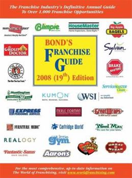 Paperback Bond's Franchise Guide Book