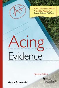 Paperback Acing Evidence (Acing Series) Book