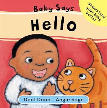 Board book Baby Says Hello Book