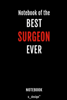 Notebook for Surgeons / Surgeon: awesome handy Note Book [120 blank lined ruled pages]