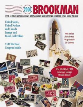 Paperback 2000 Brookman Stamp Price Guide Book