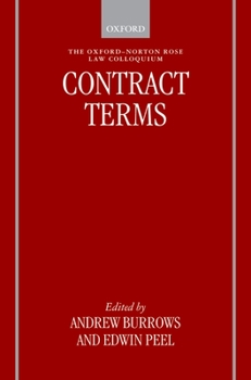 Contract Terms (Oxford Norton Rose Law Colloquium)
