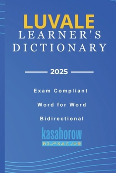 Paperback Luvale Learner's Dictionary: English-Luvale Book